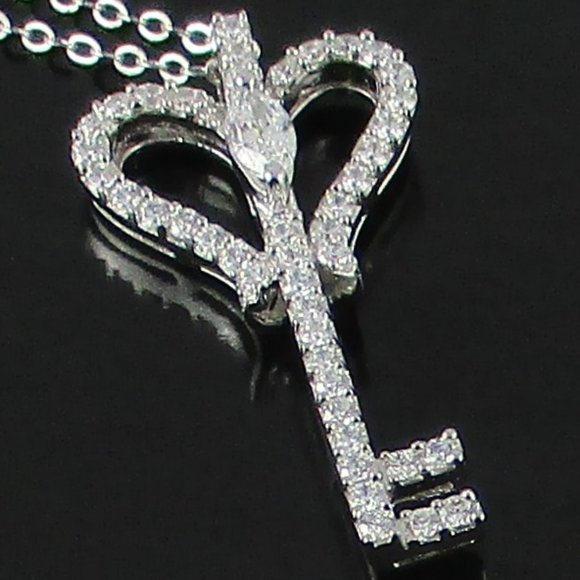 Robert Manse 1.83ct Absolute "Key" Pendant/w Chain - Picture 1 of 7